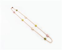 Collana Madì Donna Laguna Goccia in Argento Quarzo idrotermale 39011 - 39011